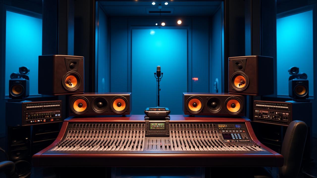 Professionele opnamestudio bij Riff Peak