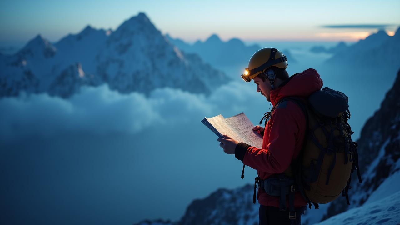 Overlevingstraining in de bergen